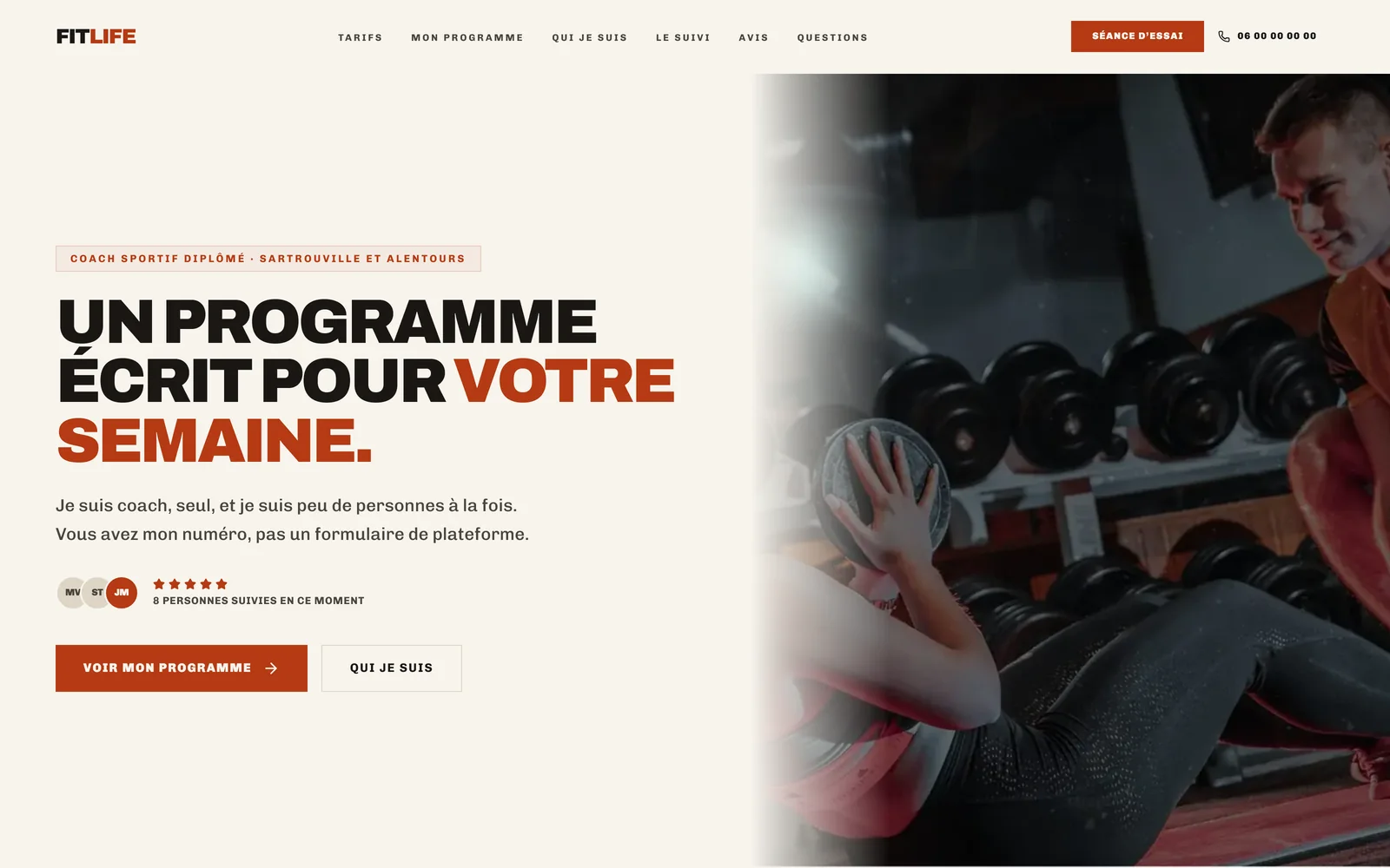 Aperçu du projet FitLife